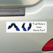 Trail Riders hebben meer vlotte Bumpersticker (Op auto)
