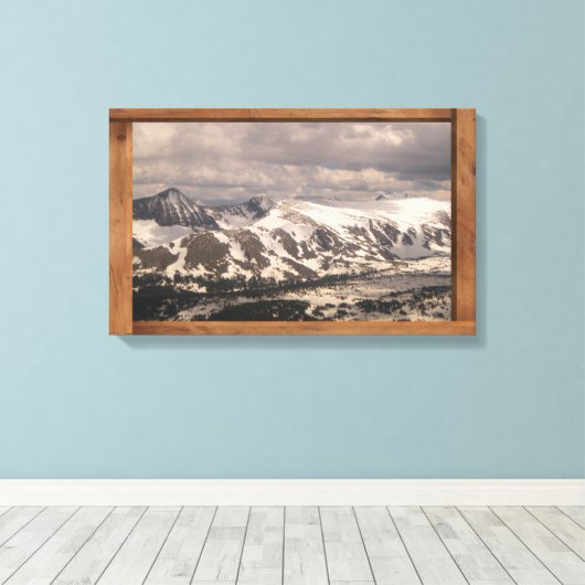 Trail Ridge Road Colorado schilderachtig canvas (Insitu (Houten vloer))