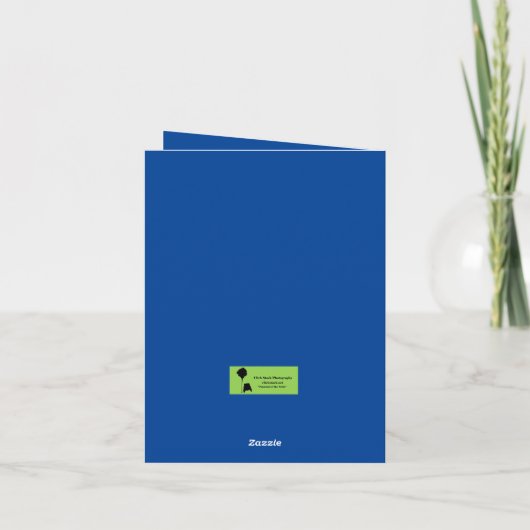 Trail Riding 13 Blank Wenskaart Bedankkaart (Achterkant)