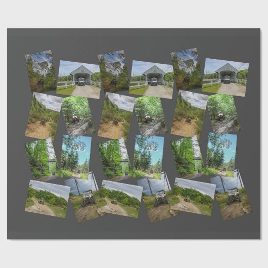 Trail Riding 2 Wrapping Paper Cadeaupapier (Vlak)