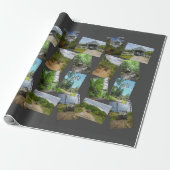 Trail Riding 2 Wrapping Paper Cadeaupapier (Uitgerold)