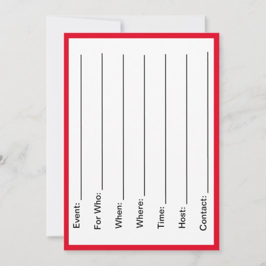 Trail Riding 5 Uitnodiging (Achterkant)