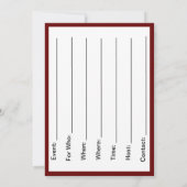 Trail Riding 6 Uitnodiging (Achterkant)