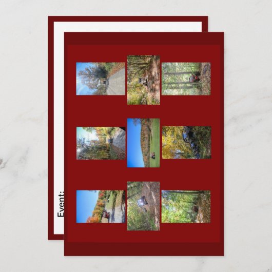 Trail Riding 6 Uitnodiging (Voorkant / Achterkant)