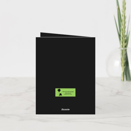 Trail Riding 9 Blank Wenskaart Bedankkaart (Achterkant)