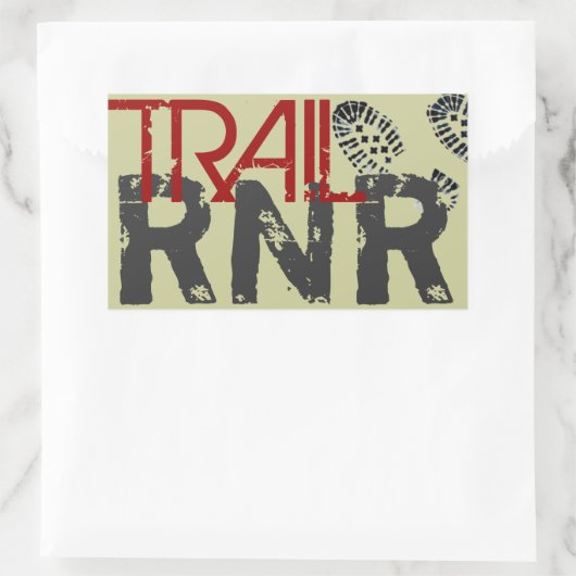 TRAIL RNR RECHTHOEKIGE STICKER (Tas)