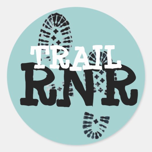 TRAIL RNR RONDE STICKER (Voorkant)
