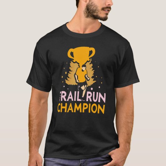 Trail Run Champion Trails Runner T-shirt (Voorkant)