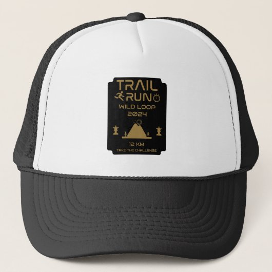 Trail Run Competition Award Trucker Pet (Voorkant)