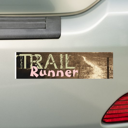 TRAIL, Runner Bumpersticker (Op auto)