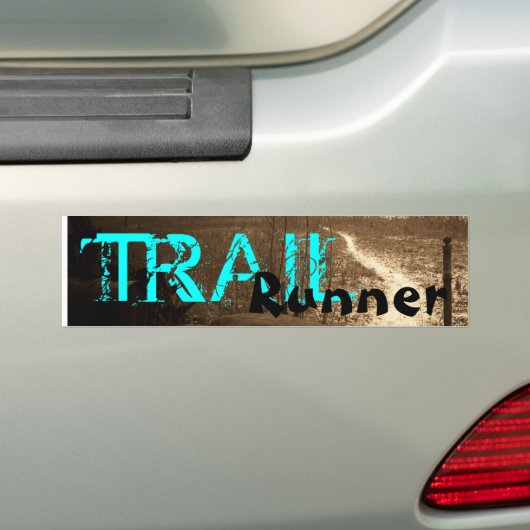 TRAIL, Runner Bumpersticker (Op auto)