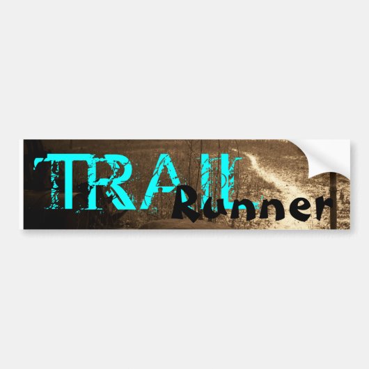 TRAIL, Runner Bumpersticker (Voorkant)