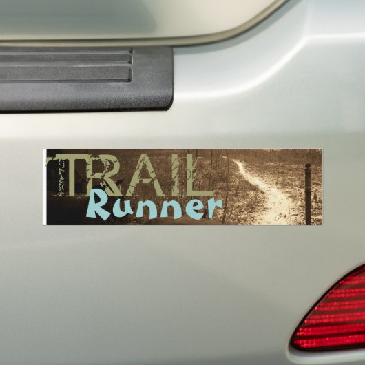 TRAIL, Runner Bumpersticker (Op auto)