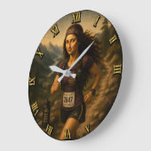 Trail Runner Funny Mona Lisa Grote Klok (Hoek)