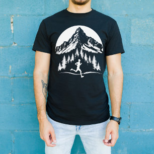 Trail Runner Gift, Trail Runner in de bergen T-shirt
