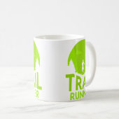 Trail Runner Hardlopen Trailroutes Koffiemok (Voorkant rechts)