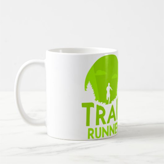 Trail Runner Hardlopen Trailroutes Koffiemok (Links)