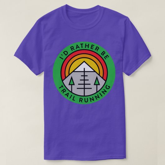 Trail Runner ID is eerder Trail Running Mountains T-shirt (Design voorkant)