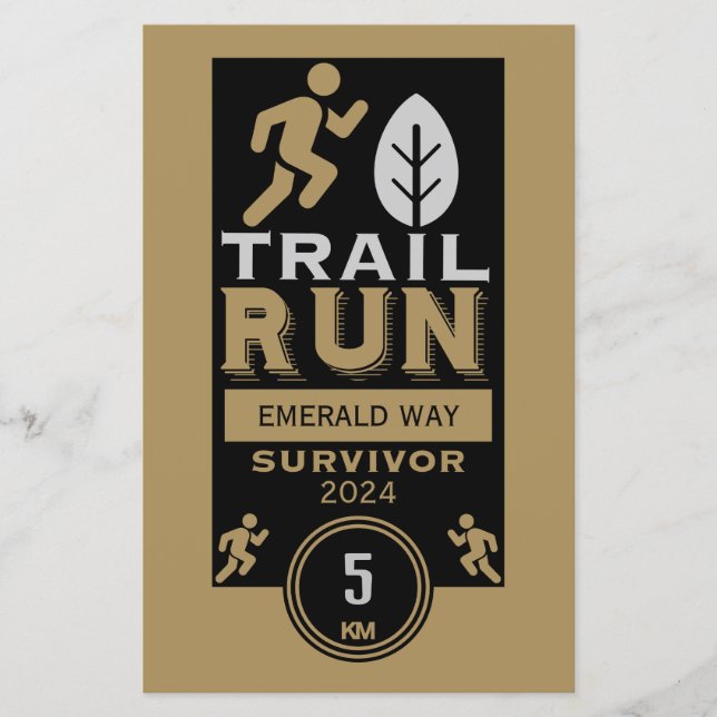 Trail Runner Race Competitie (Voorkant)