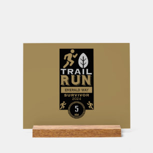 Trail Runner Race Competitie Acryl Bord