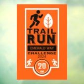Trail Runner Race Competitie Raamsticker (Vel 3)