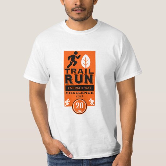 Trail Runner Race Competitie T-shirt (Voorkant)
