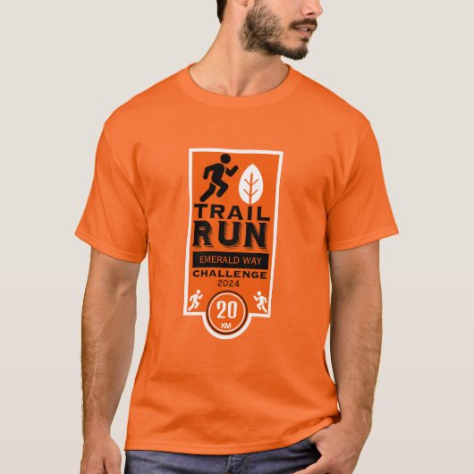 Trail Runner Race Competitie T-shirt (Voorkant)