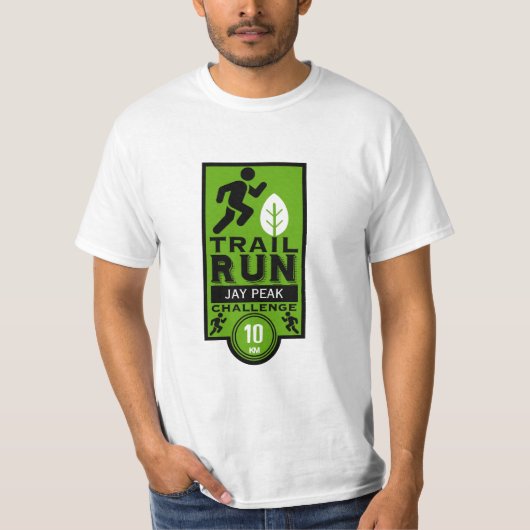 Trail Runner Race Competitie T-shirt (Voorkant)