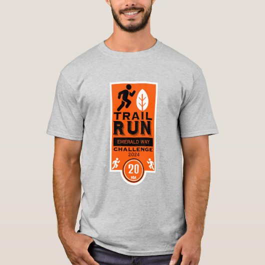 Trail Runner Race Competitie T-shirt (Voorkant)