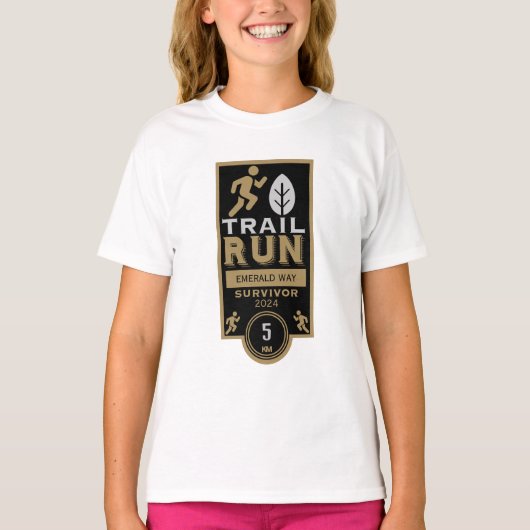 Trail Runner Race Competitie T-shirt (Voorkant)