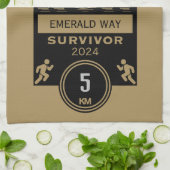 Trail Runner Race Competitie Theedoek (Gevouwen)