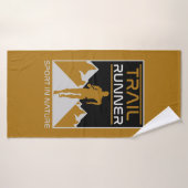 Trail Runner Sport in Natuur Badhanddoek (Badhanddoek)
