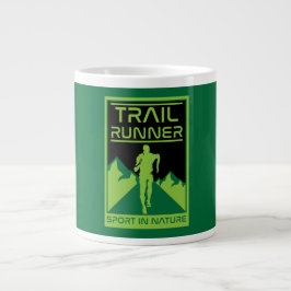 Trail Runner Sport in Natuur Grote Koffiekop