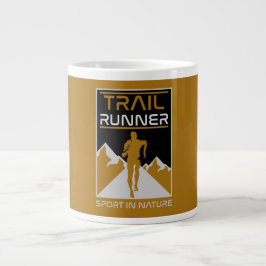 Trail Runner Sport in Natuur Grote Koffiekop