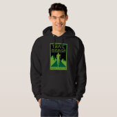 Trail Runner Sport in Natuur Hoodie (Voorkant volledig)