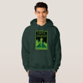 Trail Runner Sport in Natuur Hoodie (Voorkant volledig)