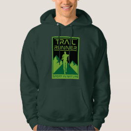 Trail Runner Sport in Natuur Hoodie
