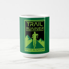 Trail Runner Sport in Natuur Koffiemok