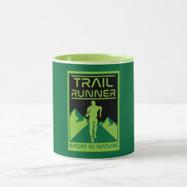 Trail Runner Sport in Natuur Mok