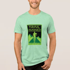 Trail Runner Sport in Natuur Tri-Blend Shirt