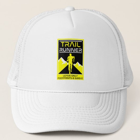 Trail Runner Sport in Natuur Trucker Pet (Voorkant)