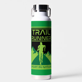 Trail Runner Sport in Natuur Waterfles