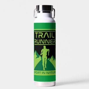 Trail Runner Sport in Natuur Waterfles