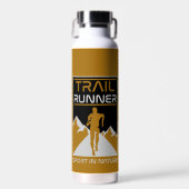 Trail Runner Sport in Natuur Waterfles (Voorkant)