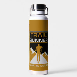 Trail Runner Sport in Natuur Waterfles