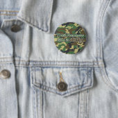 Trail Runners like it Dirty - Camo Ronde Button 5,7 Cm (In situ)