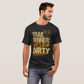 Trail Runners zoals het Dirty Retro Trail Running T-shirt (Voorkant volledig)
