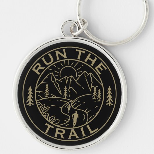 Trail Running America Sleutelhanger (Voorkant)