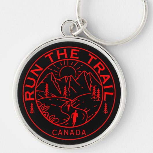 Trail Running Canada Sleutelhanger (Voorkant)