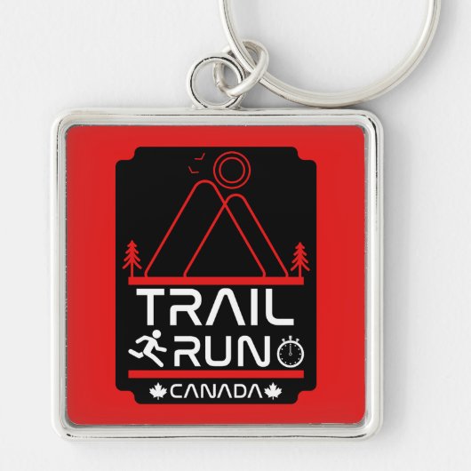 Trail Running Canada Sleutelhanger (Voorkant)